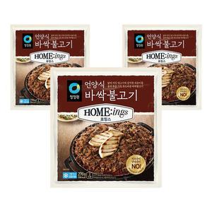 청정원 호밍스 언양식 바싹불고기, 270g, 3개