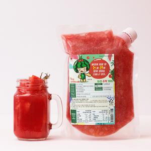 국내산 꿀 수박 주스 땡모반 1kg (유통기한 2025-07-31)