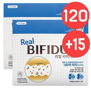 [기타]리얼 비피더스 강아지 유산균 대용량 120포 +15p