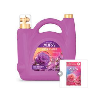 아우라 생화캡슐 용기 자스민머스크 5.5L, 1개 + 증정(피오니로즈 리필 680ml, 1개)