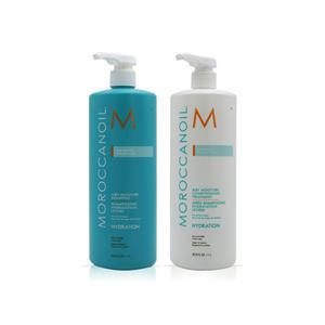 모로칸오일 하이드레이팅 에어리 샴푸 + 컨디셔너 1000ml 세트