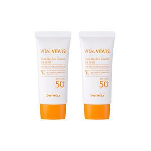토니모리 바이탈 비타 12 톤업 선크림 SPF50+PA+++ 2개