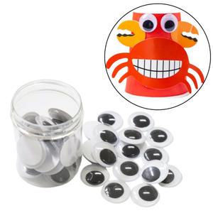 인형 스티커 눈알 25mm 1p 무빙아이 10g 부자재 장식 공예 만들기 재료 대량 왕눈