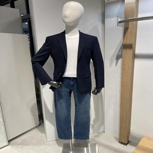 [지이크](센텀시티점)S/S 지이크 네이비 캐쥬얼 자켓 (PI2025NV)