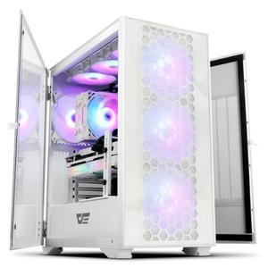 darkFlash DLX21 RGB MESH 강화유리 (화이트)