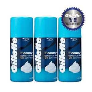 [질레트][P&G] 질레트 포오미 센서티브 쉐이빙 폼 175g 3개