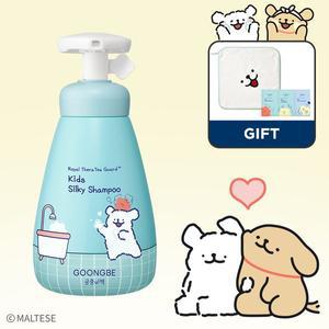 [궁중비책][궁중비책 x 몰티즈]키즈 실키 샴푸 300ml +[GIFT] 걸이형 수건, 3단 샤셰 (기간:5/31~6/8)