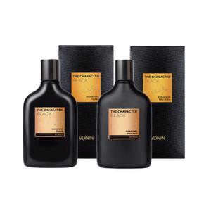 보닌 더 캐릭터 블랙 시그니처 에멀전 140ml 1개 + 토너 140ml 1개