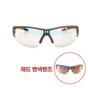 아디다스 A402-6053 이블아이 레드 변색 렌즈 스포츠 선글라스 고글 L사이즈