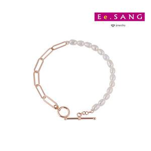 이상주얼리/14k18k 토리아 천연 담수진주 체인 팔찌