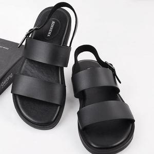 [라일리] Rly 스트랩 남성샌들 아저씨샌들 블랙 바캉스 패션