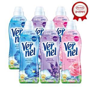 버넬 고농축 섬유유연제 900ml 6개