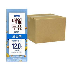 매일 고단백 플레인 저당두유 190ml 48팩