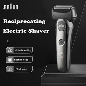 Fang Braun 남성용 전기 면도기, 7200s, 3D 플로팅 블레이드, 충전식 수염 이발사용 트리머 기계, 정품