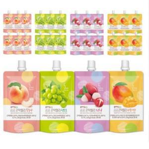 곰곰 곤약젤리 후르츠 패키지 28팩 복숭아 150g x 7p + 와일드 망고 150g x 7p + 청포도 150g x 7p + 리치