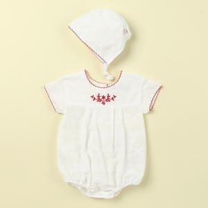 [롯데백화점]타티네쇼콜라 (출산 백일,돌선물)플레르자수슈트SET TTNMBO045W