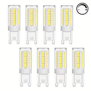 밝기 조절 가능 LED 전구 플리커 프리 360  빔 각도 가정용 조명 침실 거실 450LM G9 5W 7W 9W 12W 220V 8