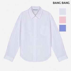 뱅뱅 HC07 봄 여성 솔리드 커프스 셔츠  NSK102