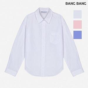 [셀러허브 1]뱅뱅 HC07 봄 여성 솔리드 커프스 셔츠  NSK102