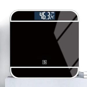 EDISON i79블랙 강화유리 디지털 LCD 체중계