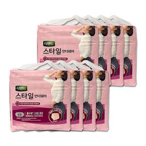 디펜드 스타일 언더웨어 성인 팬티 기저귀 패드 여성 슬림 대형 9매x8팩