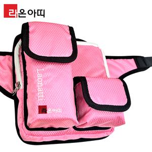 라온아띠 마루 파크골프백 경량 파우치 허리 수납 공 장갑 보관 라운딩 가방