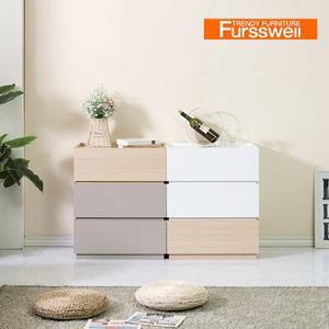 퍼스웰 모듈식 블록형 LPM 1200와이드서랍장3단세트(AU_008)