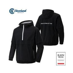 CLEVELAND GOLFWEAR 스트레치 방수코팅 심실링 소매탈착 아노락 남성 골프바람막이_CGMRS31108BK
