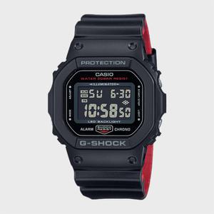G-SHOCK 지샥 DW-5600UHR-1 레드 블랙 스퀘어 디지털시계