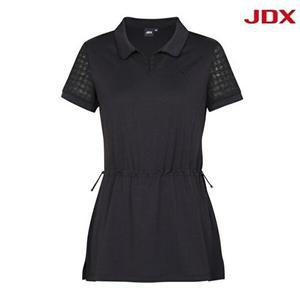 [셀러허브 1]JDX 세이브존07 여성 반팔 긴기장 티셔츠  X2TSV6563BK