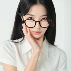 블루라이트차단 뿔테 안경 청광 얼굴축소 긱시크 남성여자 스퀘어안경