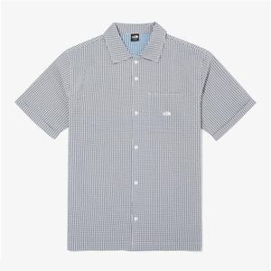 [롯데백화점]노스페이스 남성 트레블러 체크 반팔 셔츠 남방 NH8SQ01