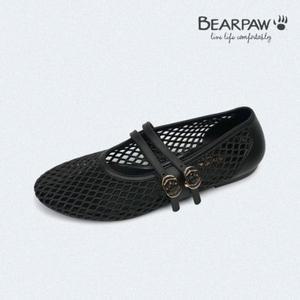 [베어파우](강남점)AVA 여성 블랙 젤리슈즈 메리제인 K3018001RB-W
