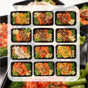[윤식단] 양많은 직장인 냉동 단백질 단백밥 도시락 올인원 12종 세트