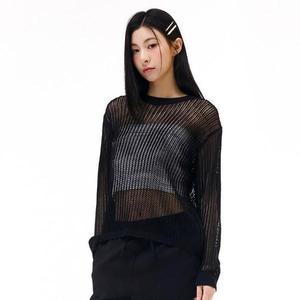 [체이스컬트] HC12 네트조직스웨터 여자니트 EBRG5671D03 (S33375687)