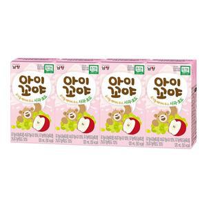 [남양] 아이꼬야 유기농사과포도120ml*4