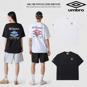 [롯데백화점]엄브로 HBL 더블 다이아 로고 프레쉬 반팔 티셔츠 UQ221CRS63 2종