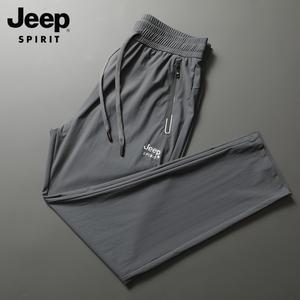 JEEP 지프 남자 여름 바지 슬랙스 시원한 쿨 아이스 밴딩 스판 빅사이즈