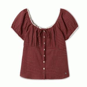 후아유 여성용 체크 패턴 블라우스 / Check Patterend Blouse WHYAF2591F