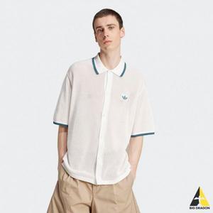 ADIDAS 아디다스 오리지널스 버튼다운 니트 셔츠 - WONWHI
