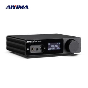 AIYIMA DAC A10 XMOS XU208 디코더 헤드폰 앰프 ESS9018K2M 동축 광 변환기 디지털 인터페이스 어댑터 DSD2