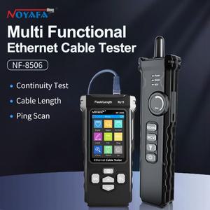 Noy NF 8506 케이블 테스터 POE 핑 랜 IP 스캔 와이어 길이 연속성 RJ45 RJ11 추적기 네트워크 도구