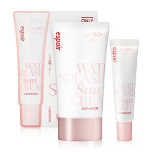 에스쁘아 워터 스플래쉬 선크림 세라마이드 60ml+20ml 화장품세트 대용량 수분 여자