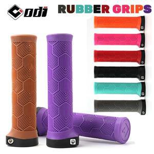 Odi 고무 자전거 그립 퍼플 브라운 핑크 오렌지 블랙 22mm MTB 인체 공학적 핸들 바 먼지 핏 bmx 산악
