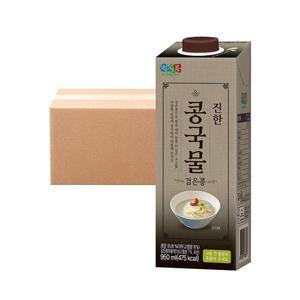 갤러리아 정식품 진한 콩국물 검은콩 950ml 12입