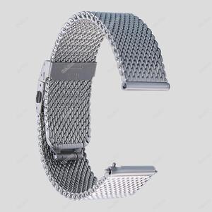 남성용 두꺼운 상어 메쉬 헤비 듀티 밀라노 스테인레스 스틸 시계 팔찌 스트랩, 18mm, 20mm, 22mm