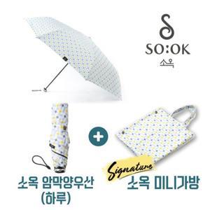 엘리자베스 여왕에게 선물한 브랜드  [소옥] 자외선 차단 암막양우산 하루(그레이)