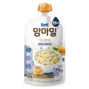 매일유업 맘마밀 안심밥상 닭백숙 찹쌀진밥 140G