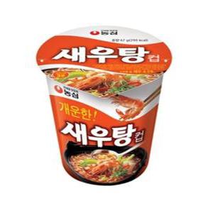 농심 새우탕 컵라면 소컵 67g 작은컵 15개
