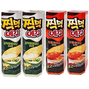 오리온 예감 과자 감자칩 간식 찍먹예감 76g 4개